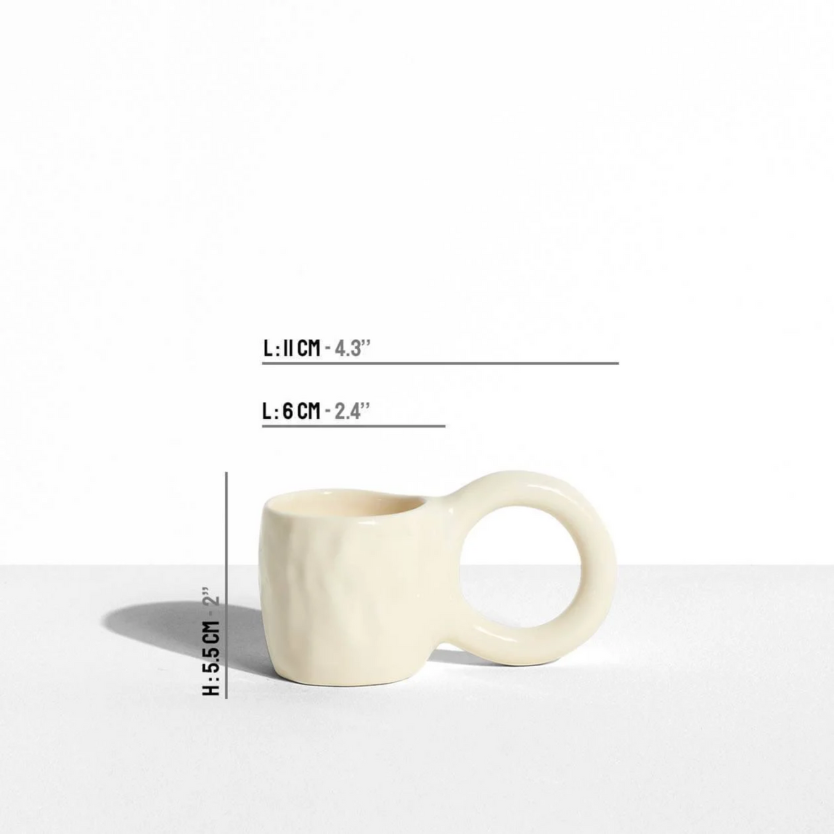 Accueil - Mug | Donut Lot de 2 Tasses à café H5.5cm - Petite Friture