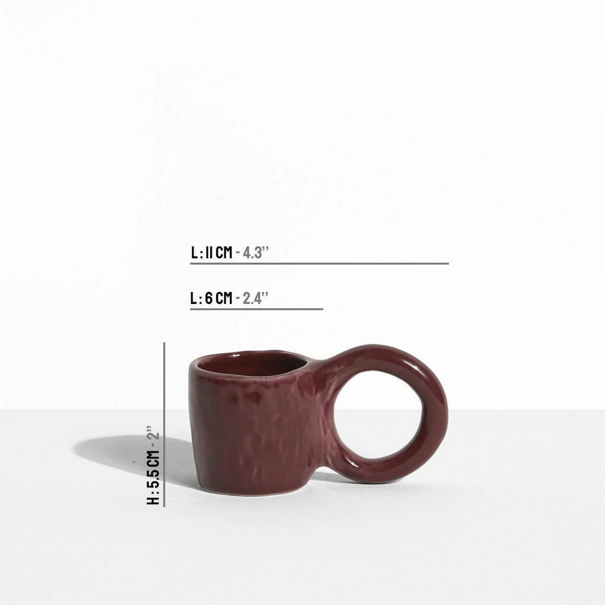 Accueil - Mug | Donut Lot de 2 Tasses à café H5.5cm - Petite Friture
