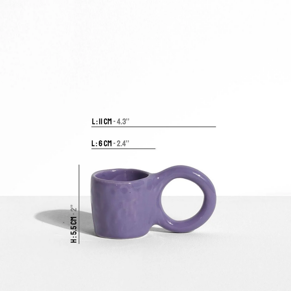 Accueil - Mug | Donut Lot de 2 Tasses à café H5.5cm - Petite Friture