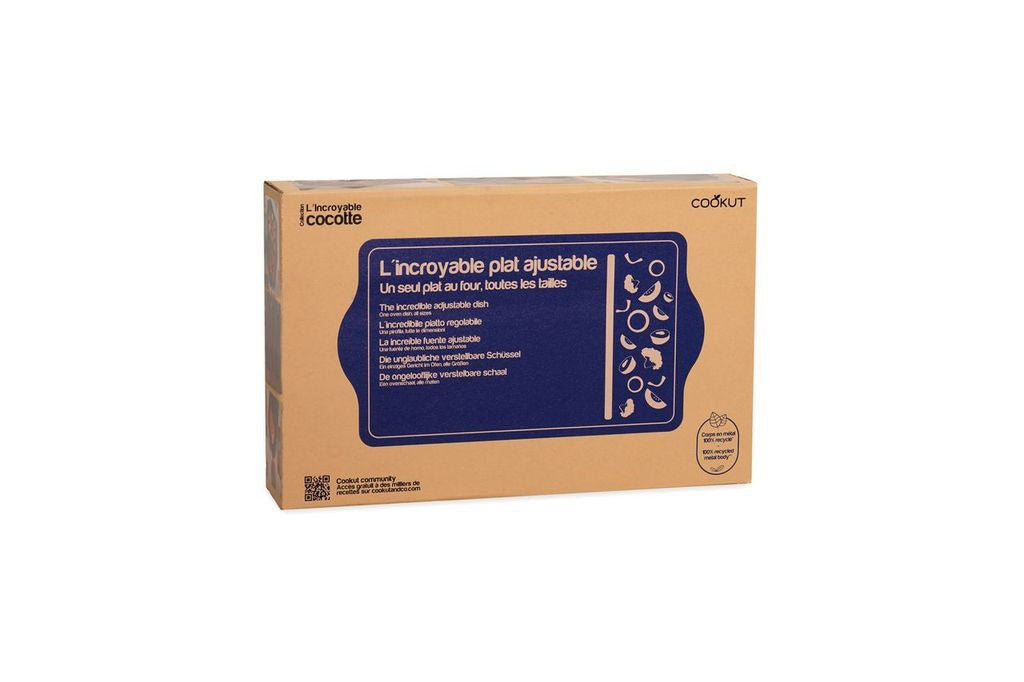 Accueil - L'Incroyable plat au four ajustable | Large - Cookut