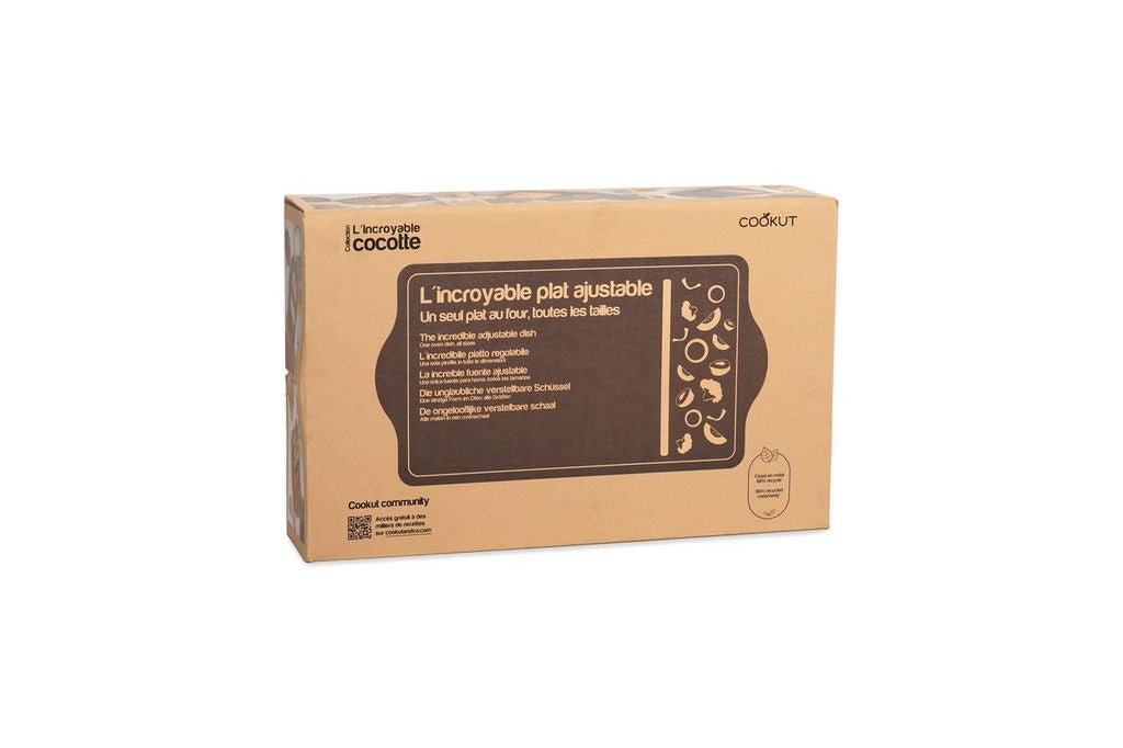 Accueil - L'Incroyable plat au four ajustable | Large - Cookut