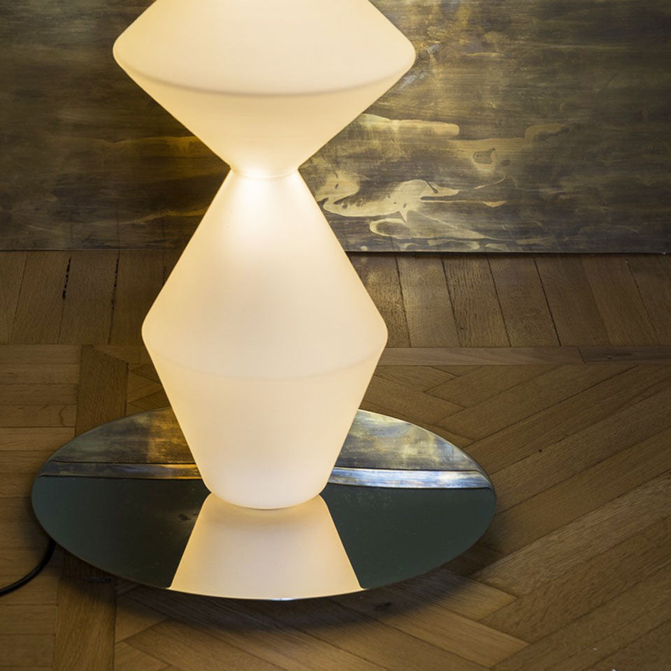 Accueil - Lampadaire | Costantina | Opal verre blanc - Mogg