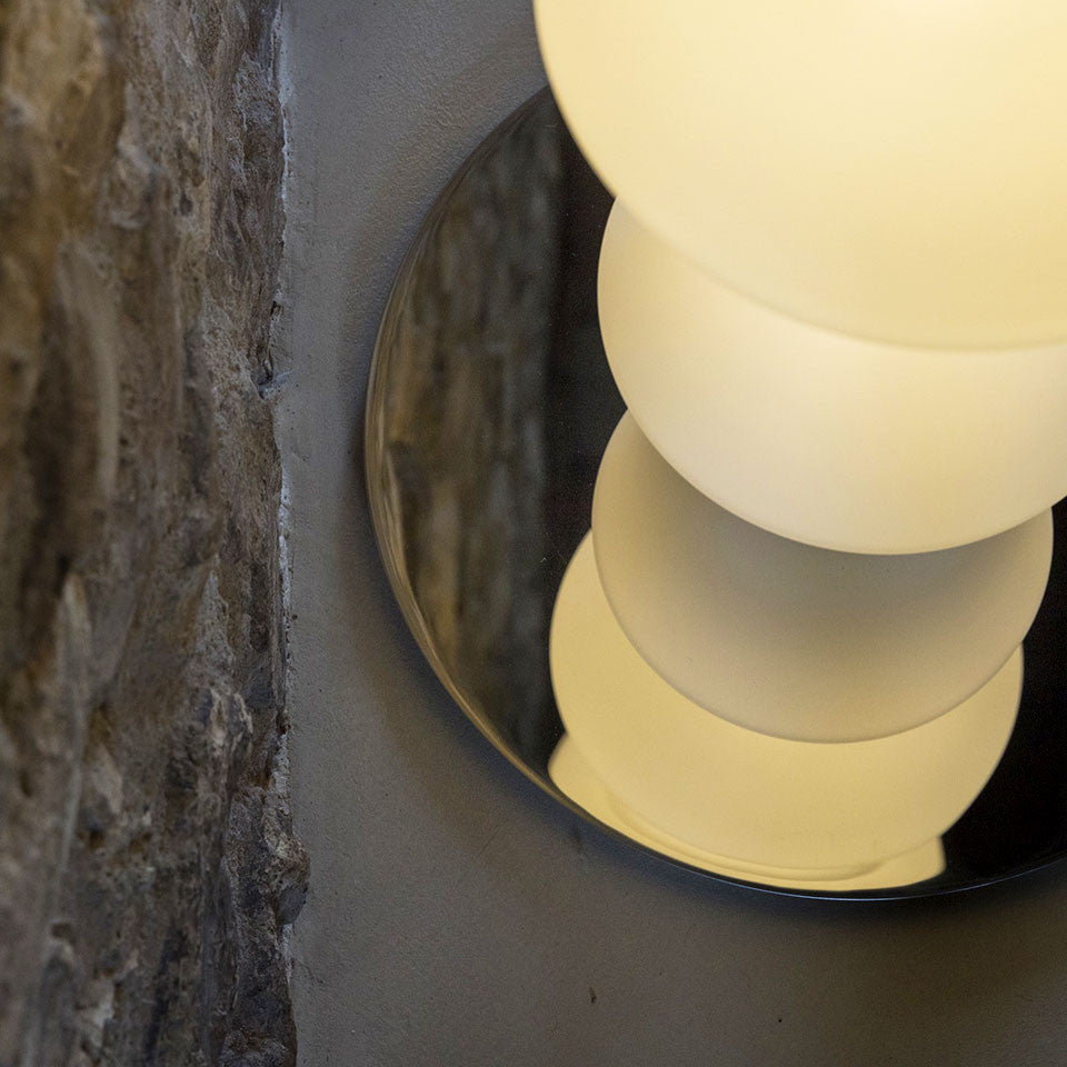 Accueil - Lampadaire | Costantina | Opal verre blanc - Mogg