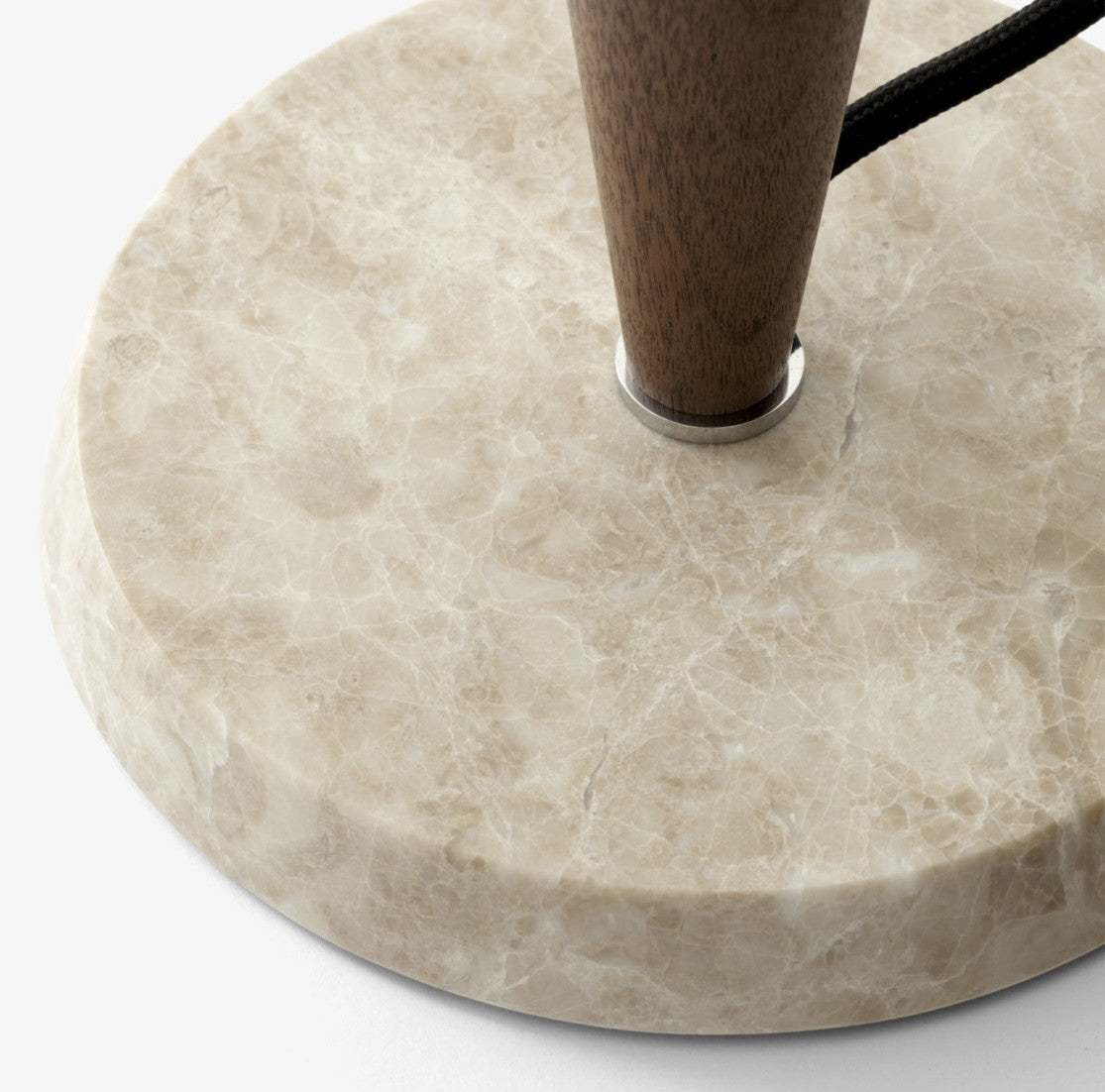 Accueil - Lampe à Poser | Herman | Shy3 |Noyer Marbre | ø 25 cm - & Tradition