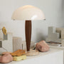 Accueil - Lampe à Poser | Herman | Shy3 |Noyer Marbre | ø 25 cm - & Tradition