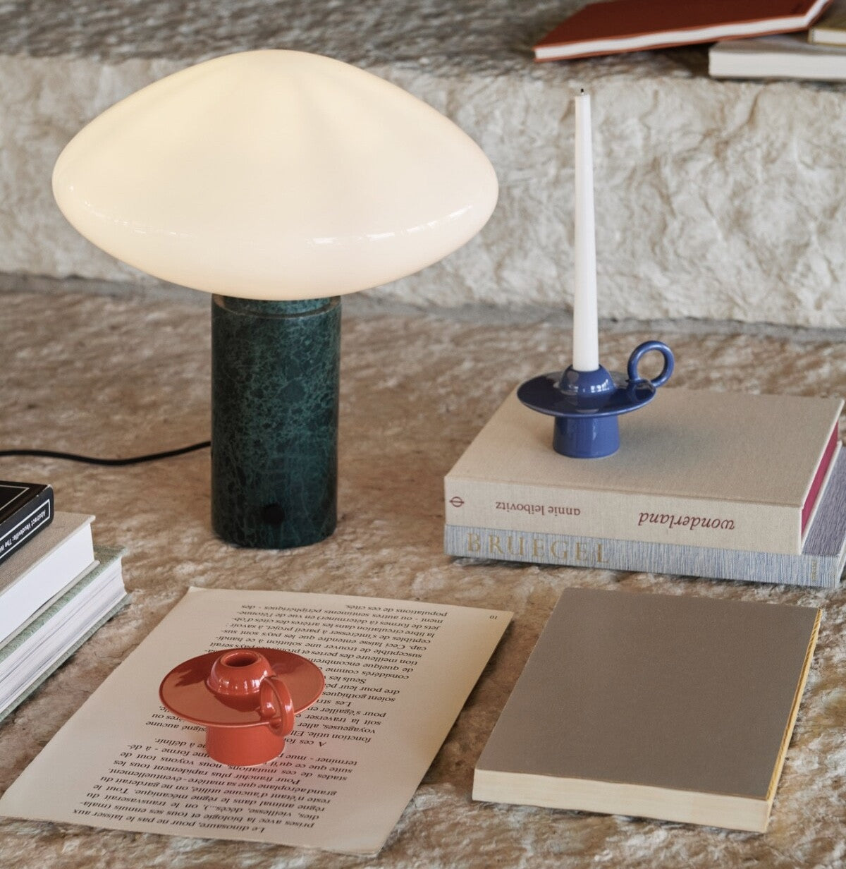 Accueil - Lampe à Poser Mist | Blanc - Vert - & Tradition