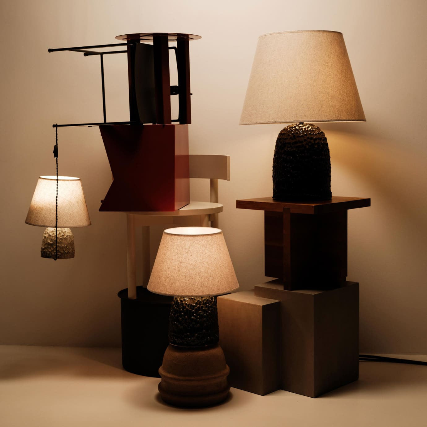 Accueil - Lampe à poser |Vert | M | Tronco - Serax
