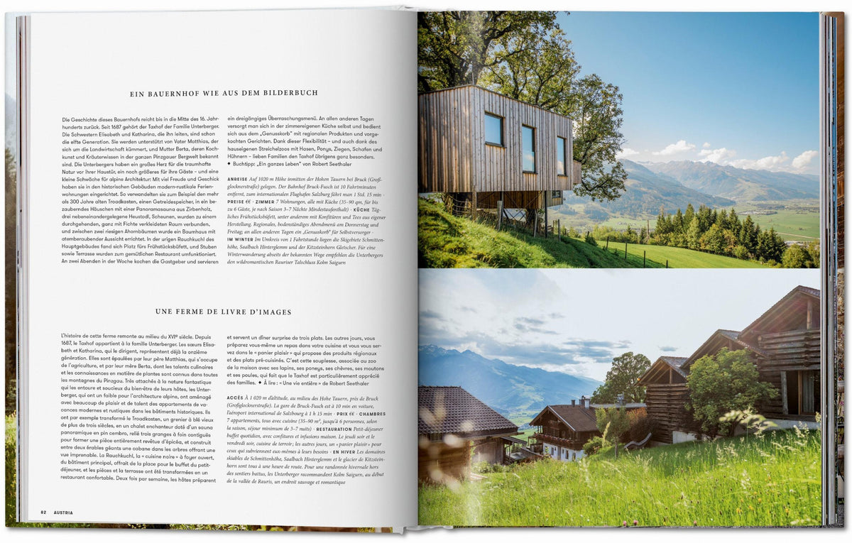 Accueil - Livre | Great Escapes Alps - Taschen