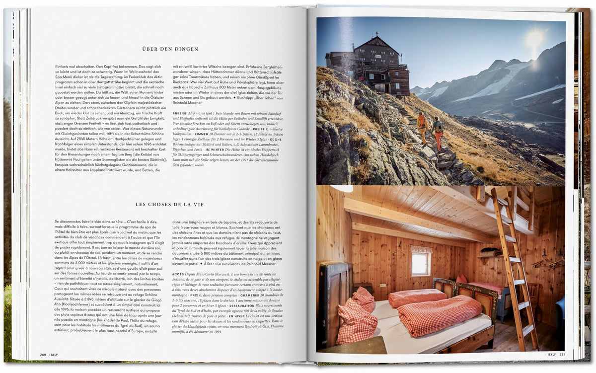 Accueil - Livre | Great Escapes Alps - Taschen