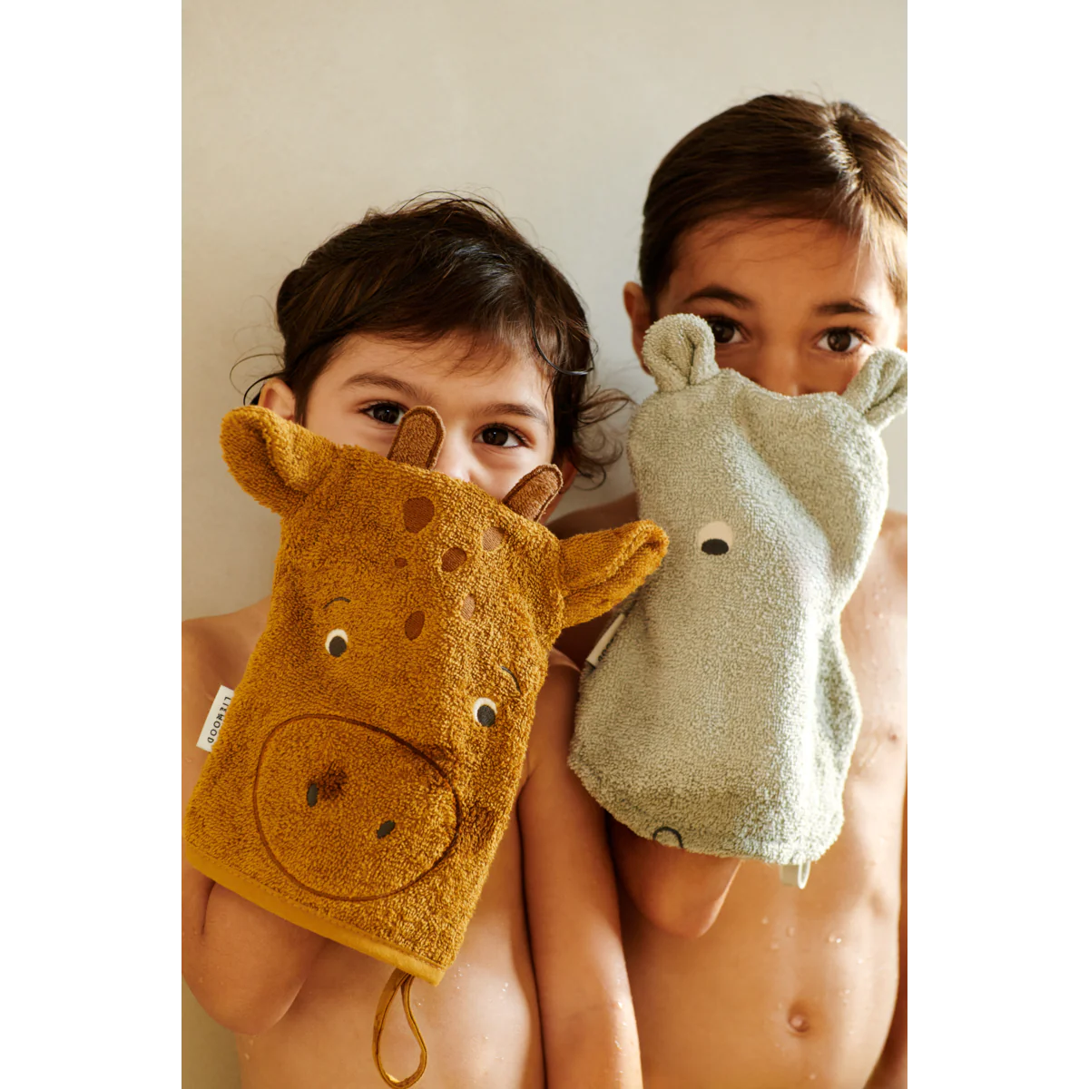 Accueil - Lot de 3 gants de toilettes | Sylvester - Liewood