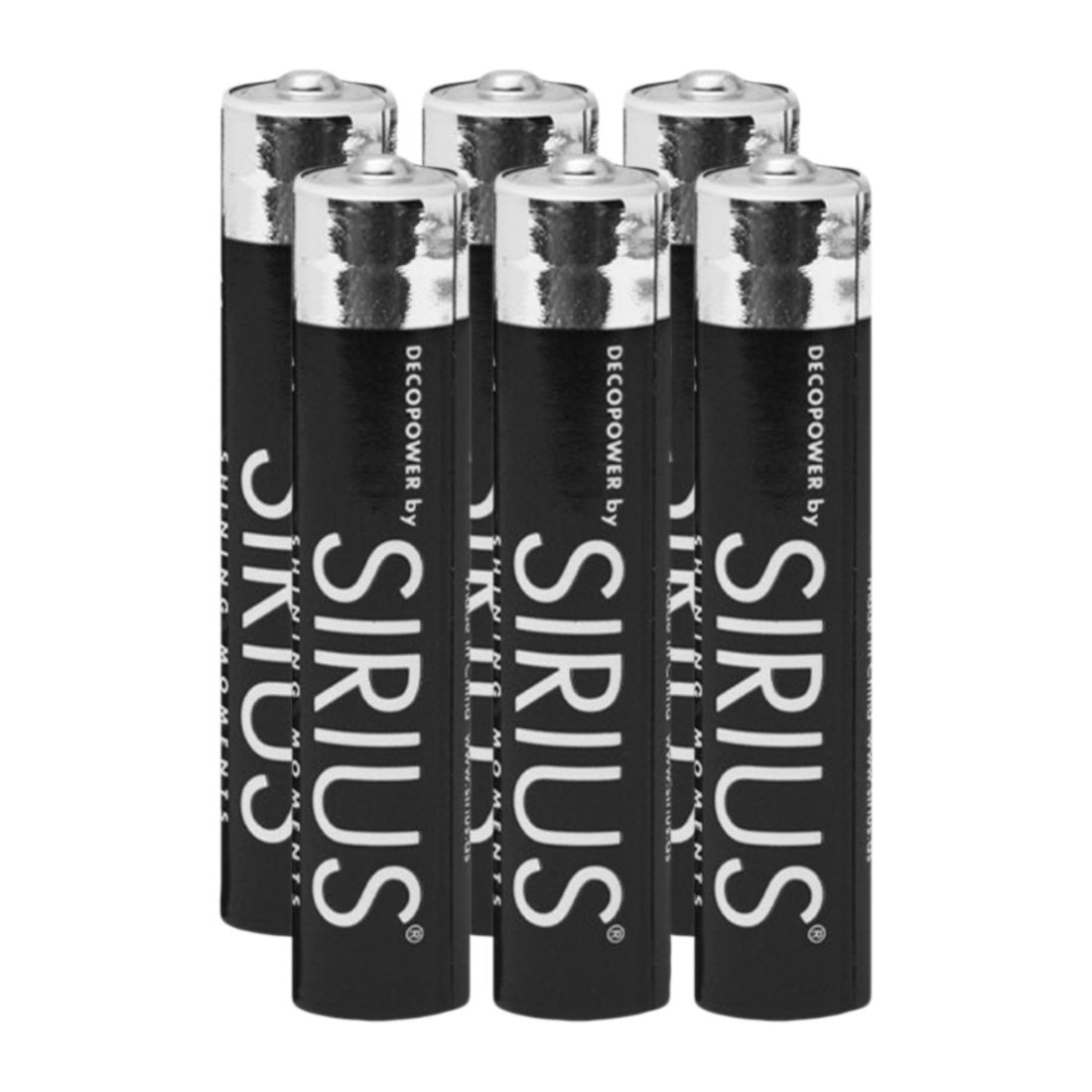 Accueil - Piles AAAA | Set de 6 - Sirius