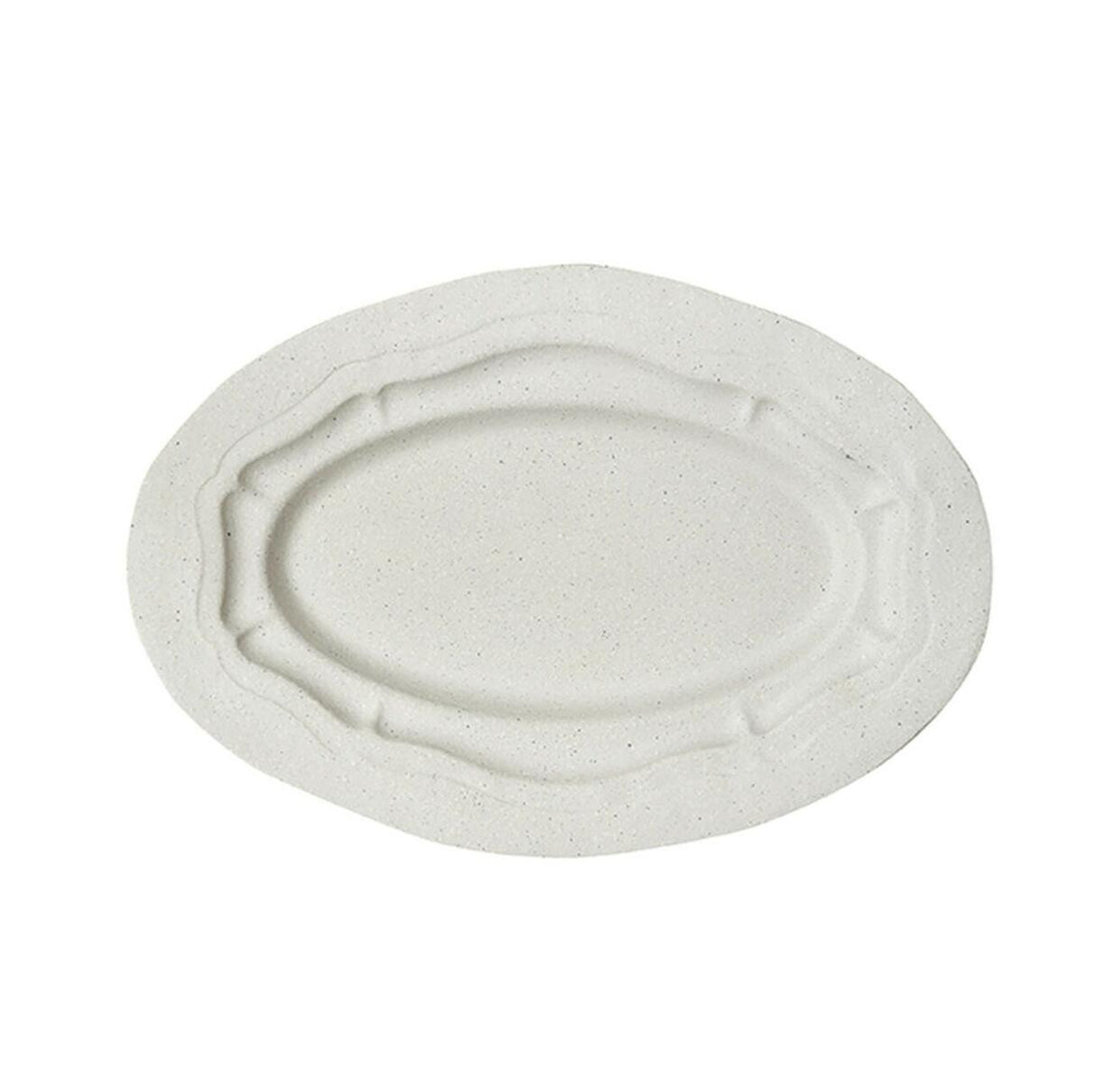 Accueil - Plat Ovale M | Réfectoire Sable brillant - Jars