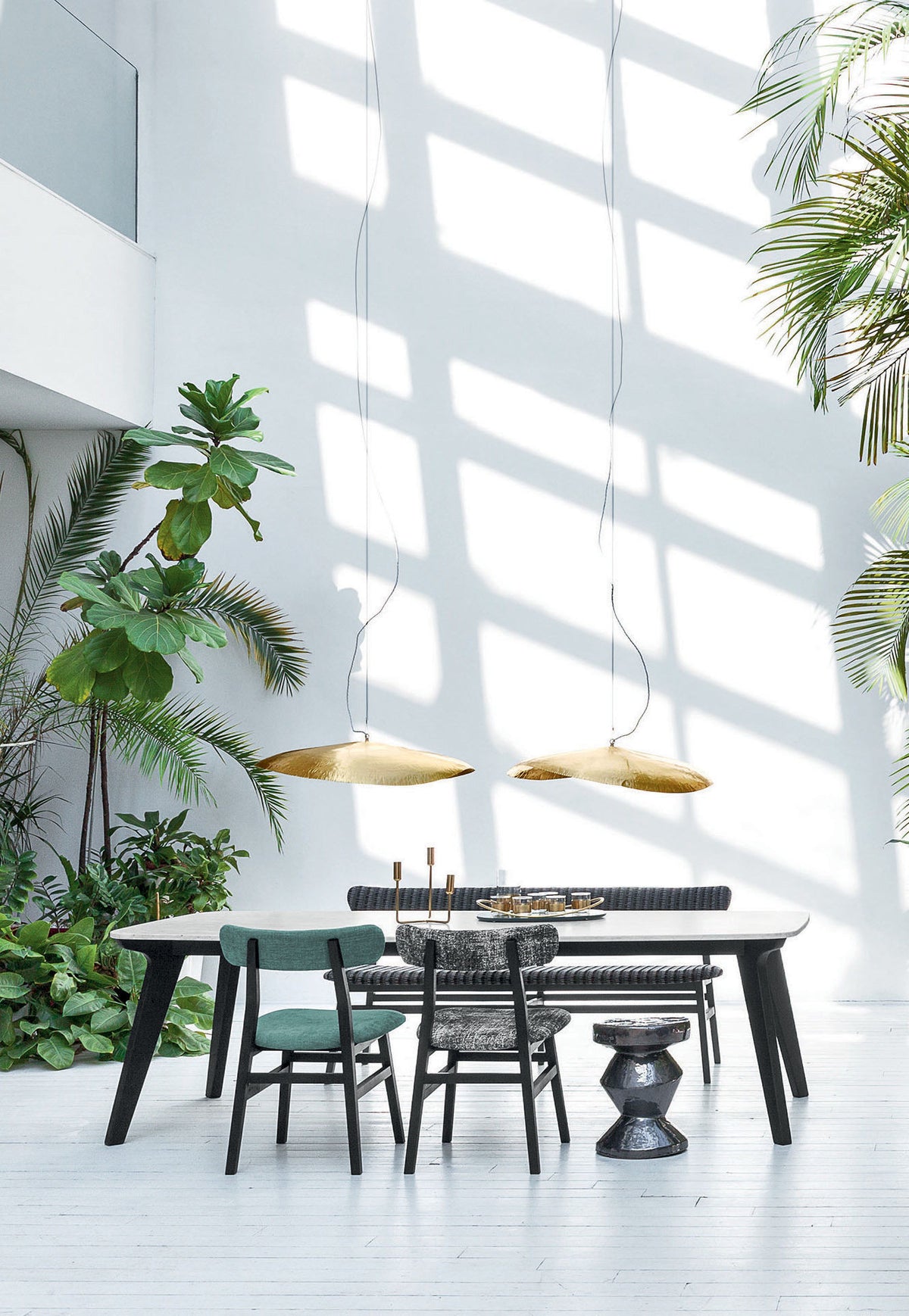 Accueil - Suspension | Brass 95 | L 80 cm - Gervasoni