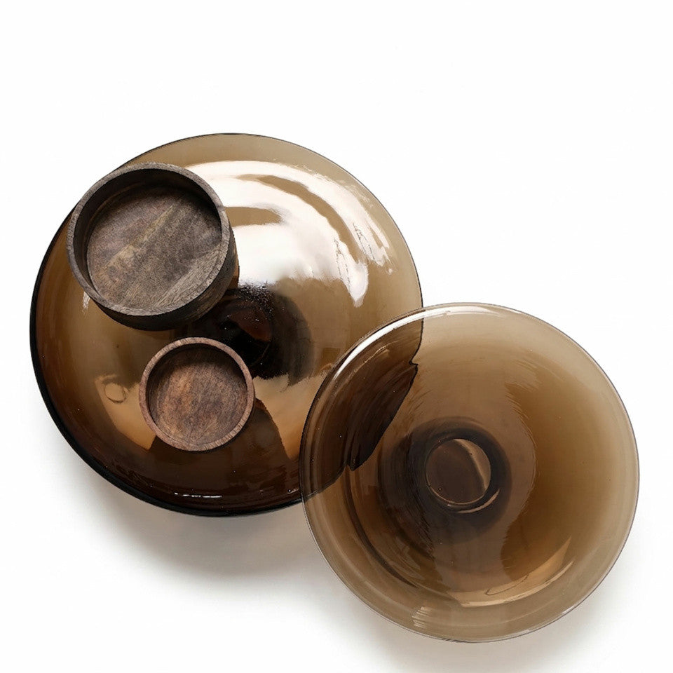 Accueil - Table D'Appoint | Olo Glass | Smoked - Mogg