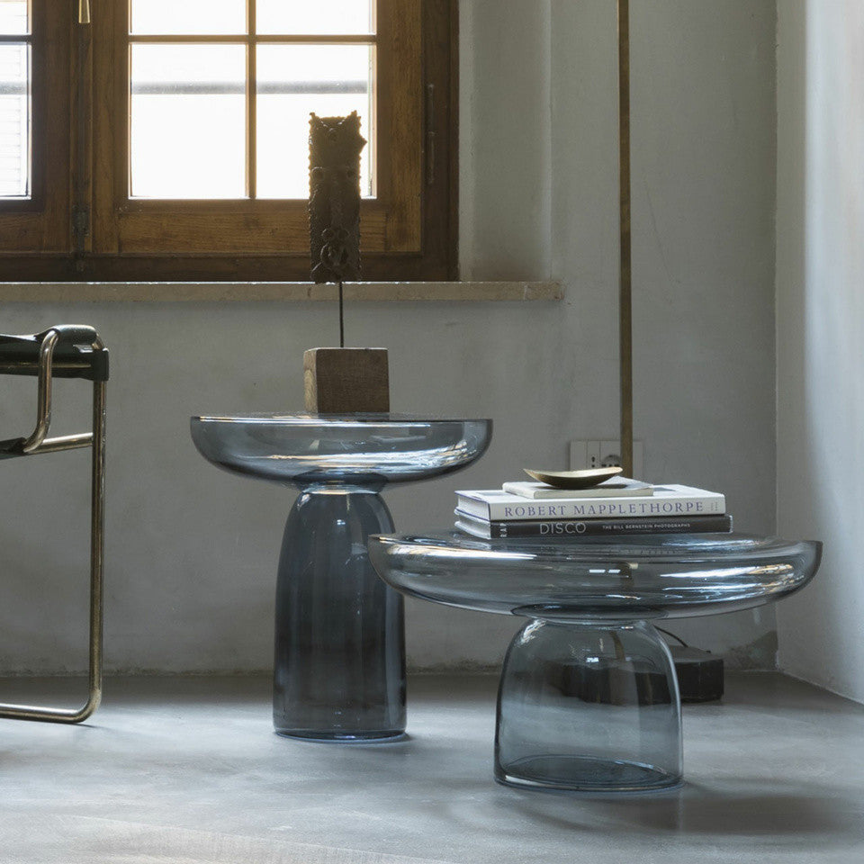 Accueil - Table D'Appoint | Olo Glass | Steel - Mogg