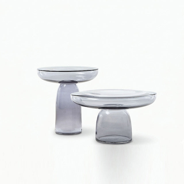 Accueil - Table D'Appoint | Olo Glass | Steel - Mogg