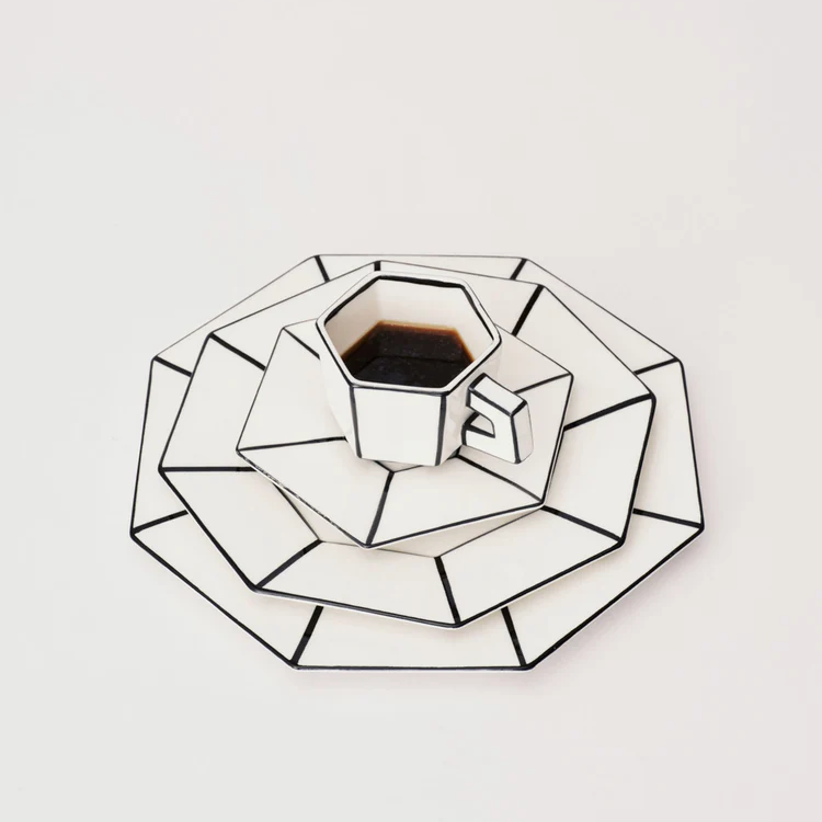 Accueil - Tasse à expresso avec soucoupe | Carte Blanche - Serax