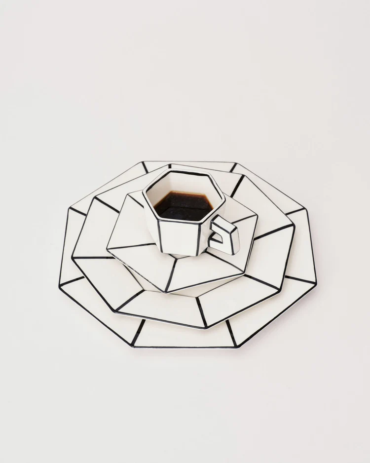 Accueil - Tasse à expresso avec soucoupe | Carte Blanche - Serax