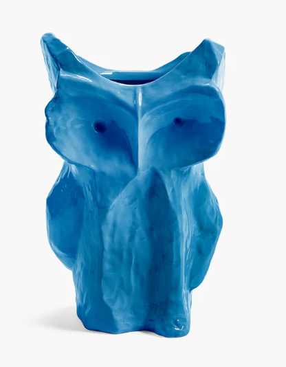Accueil - Vase | Hibou |Bleu | Large | Serax