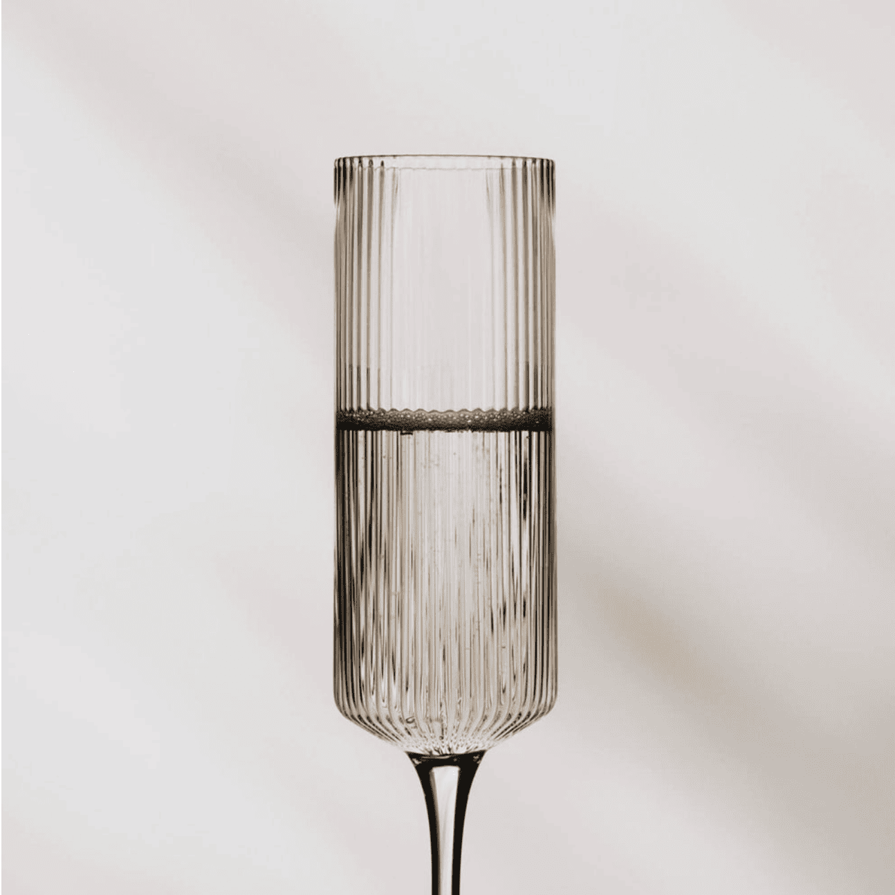 Accueil - Verre |Flûtes à champagne| Ripple clear | Set de 2 - Ferm Living