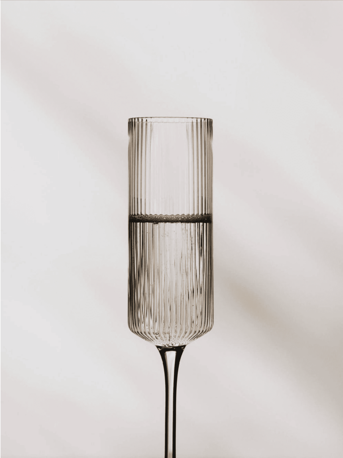 Accueil - Verre |Flûtes à champagne| Ripple clear | Set de 2 - Ferm Living