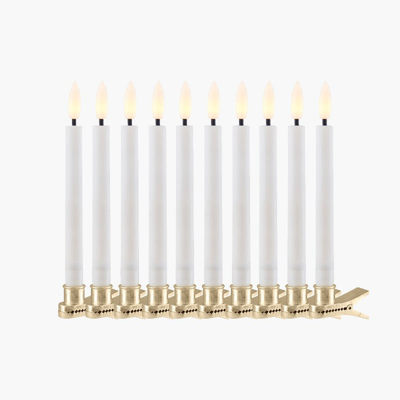 Ampoules et accessoires - Décoration de Noël bougie LED | Set de 10 - Sirius