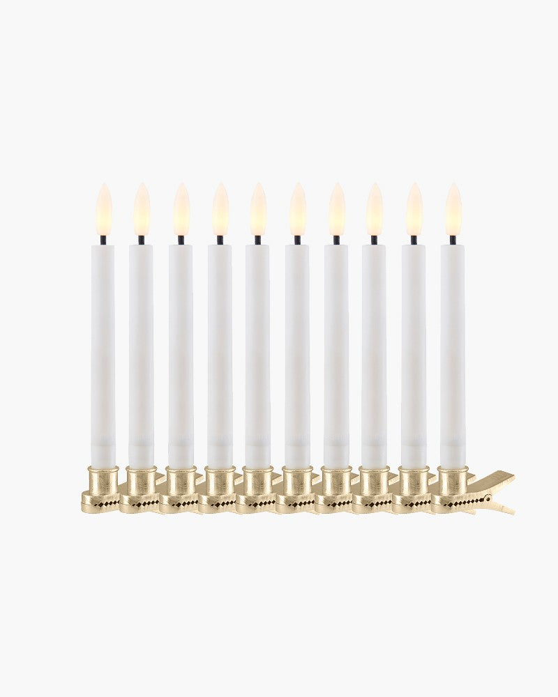 Ampoules et accessoires - Décoration de Noël bougie LED | Set de 10 - Sirius