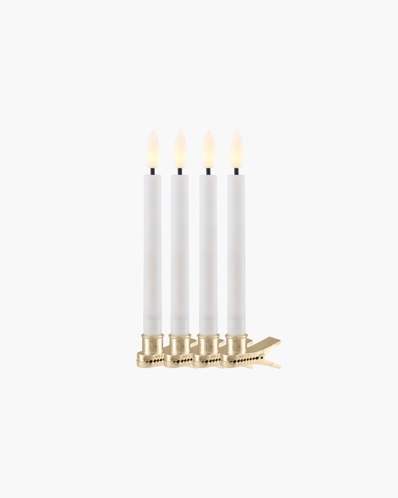 Ampoules et accessoires - Décoration de Noël bougie LED | Set de 4 - Sirius