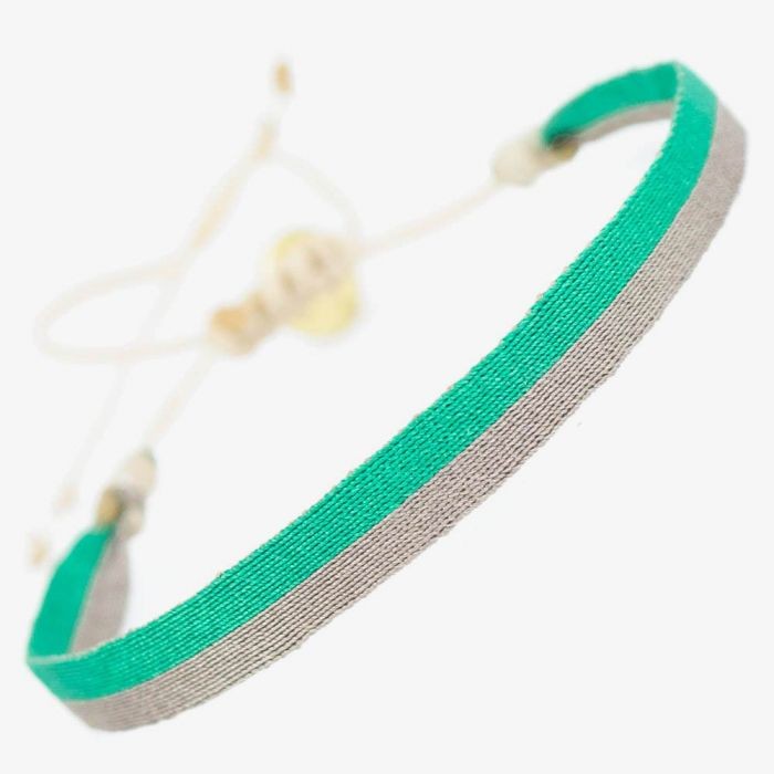 Bijoux - Bracelet Argantina 120 | Aquamarine & Gray - Guanabana