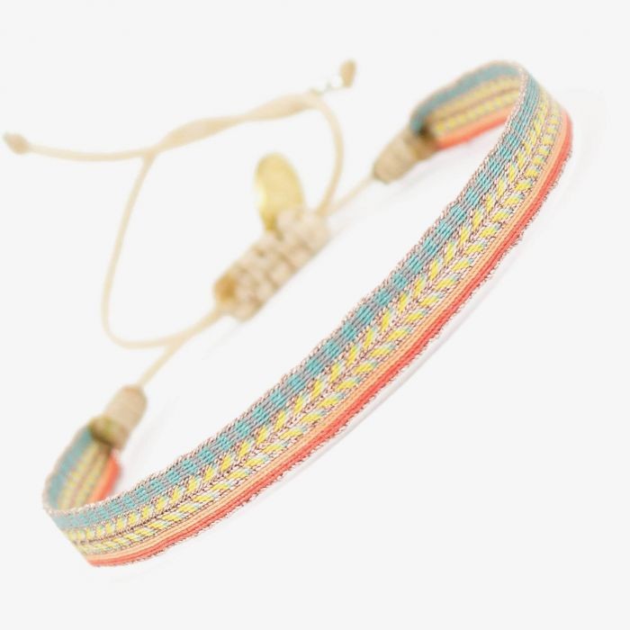 Bijoux - Bracelet Argantina 120 | Turquoise & Coral - Guanabana