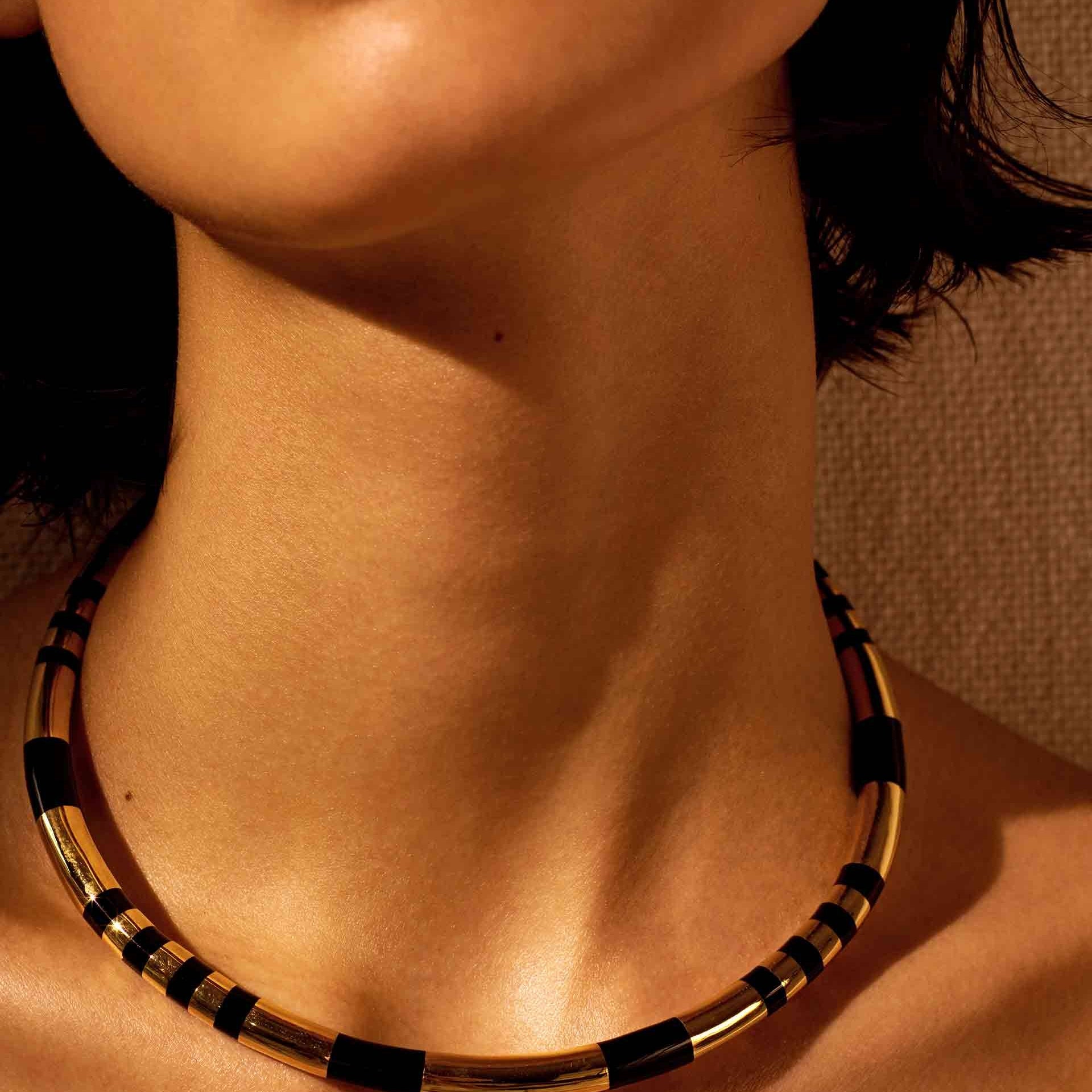 Bijoux - Collier Positano | Noir - Aurélie Bidermann