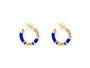 Bijoux - Mini créoles Positano | Bleu Lapis - Aurélie Bidermann