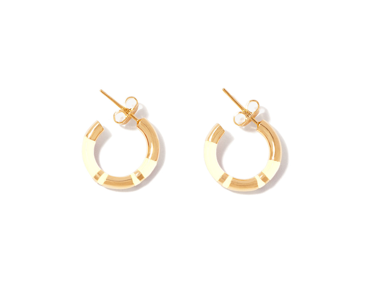 Bijoux - Mini créoles Positano | Ivoire - Aurélie Bidermann