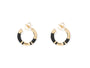 Bijoux - Mini créoles Positano | Noir - Aurélie Bidermann