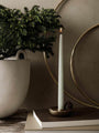 Bougies et bougeoirs - Bougeoir en laiton Bowl Single - Ferm Living