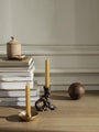 Bougies et bougeoirs - Bougeoir en laiton Bowl Single - Ferm Living