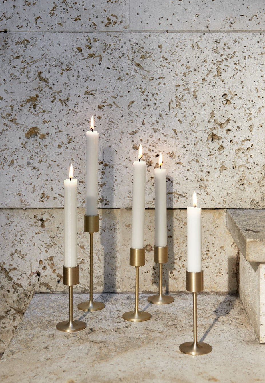 Bougies et bougeoirs - Bougeoir en laiton Collect SC58 - &Tradition