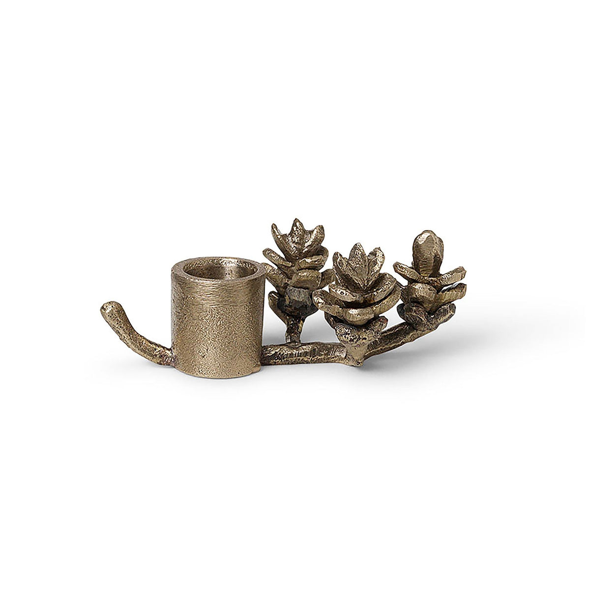 Bougies et bougeoirs - Bougeoir en laiton Forest - Ferm Living