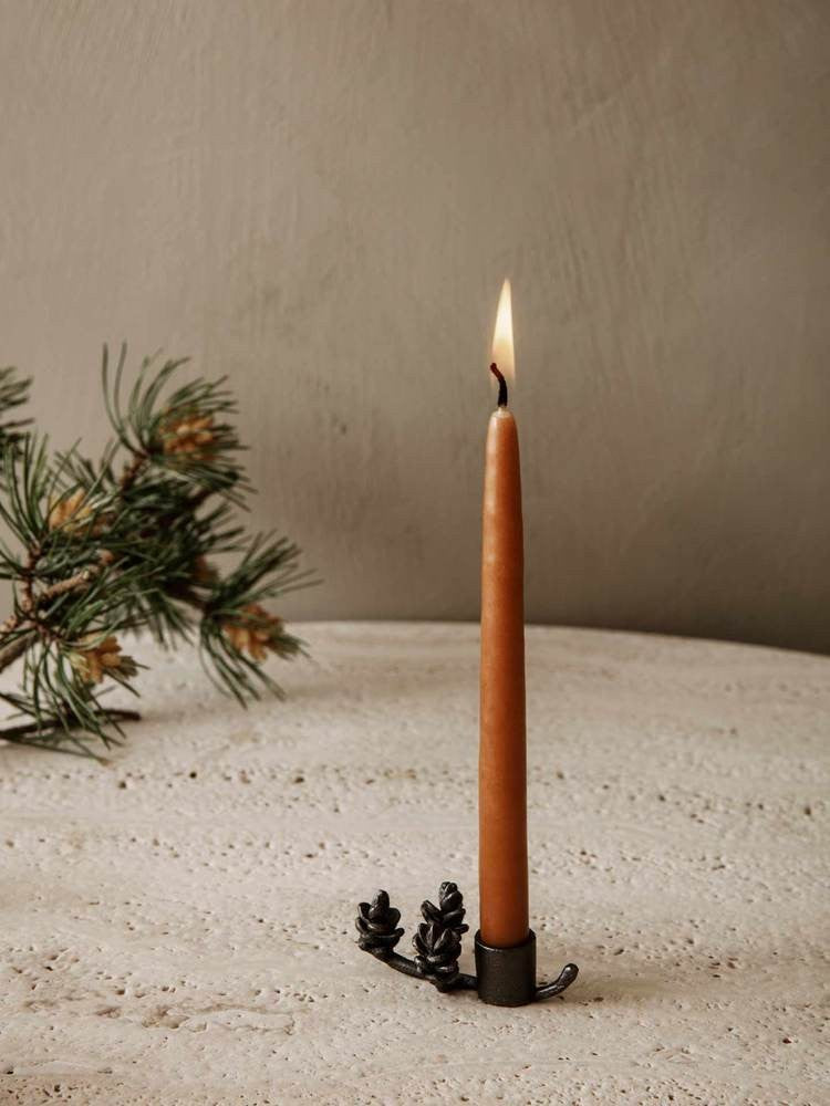 Bougies et bougeoirs - Bougeoir en laiton Forest - Ferm Living