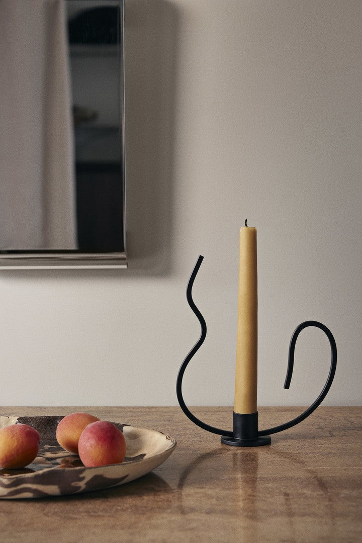 Bougies et bougeoirs - Bougeoir | Valse | Low - Ferm Living