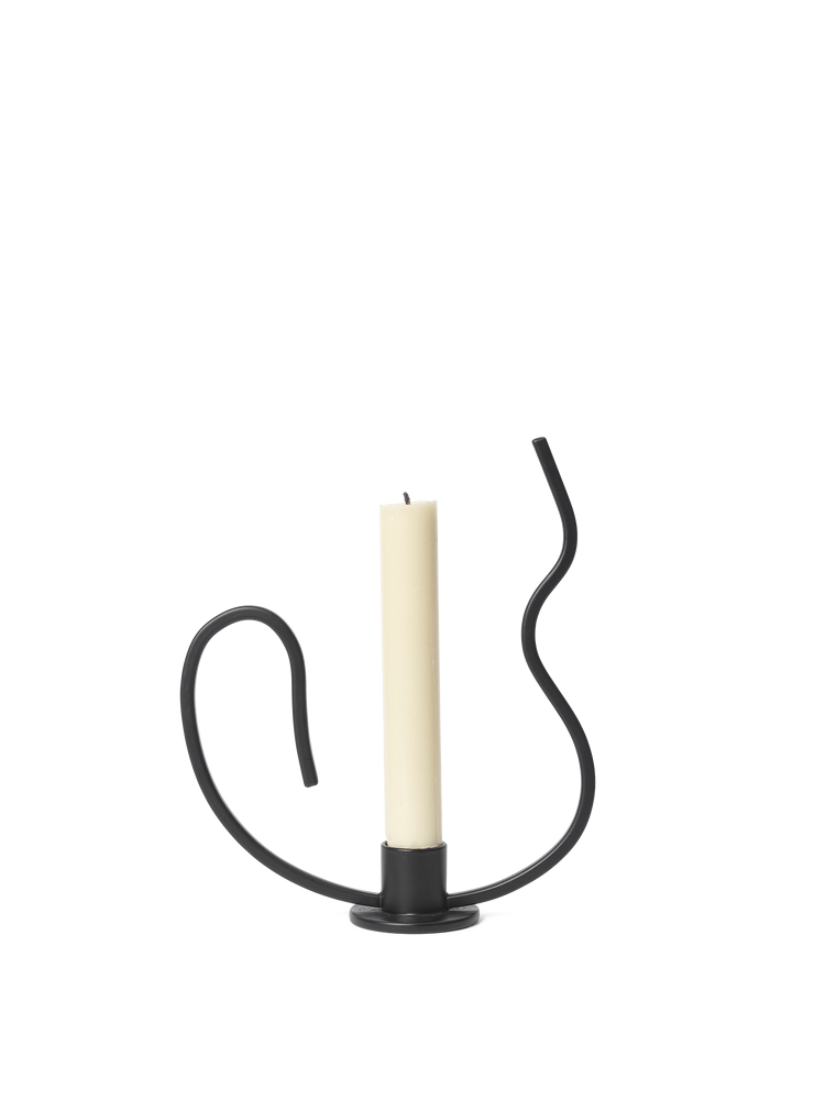 Bougies et bougeoirs - Bougeoir | Valse | Low - Ferm Living