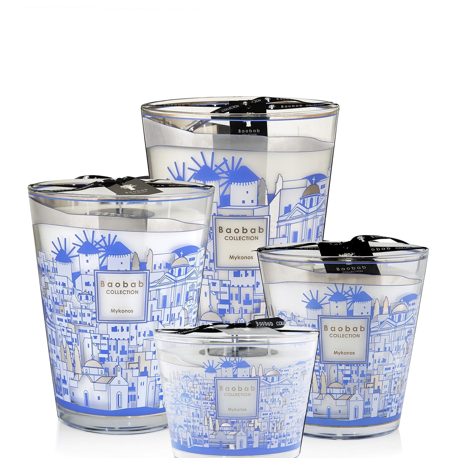 Bougies et bougeoirs - Bougie Cities | Mykonos | Max 10 - Baobab