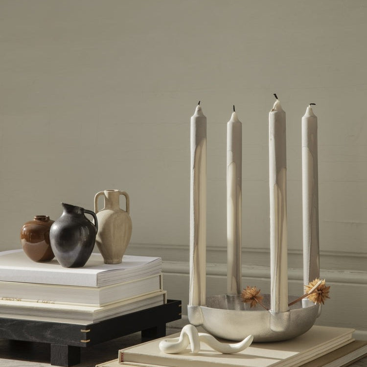 Bougies et bougeoirs - Bougie longue Dryp | Set de 2 - Ferm Living