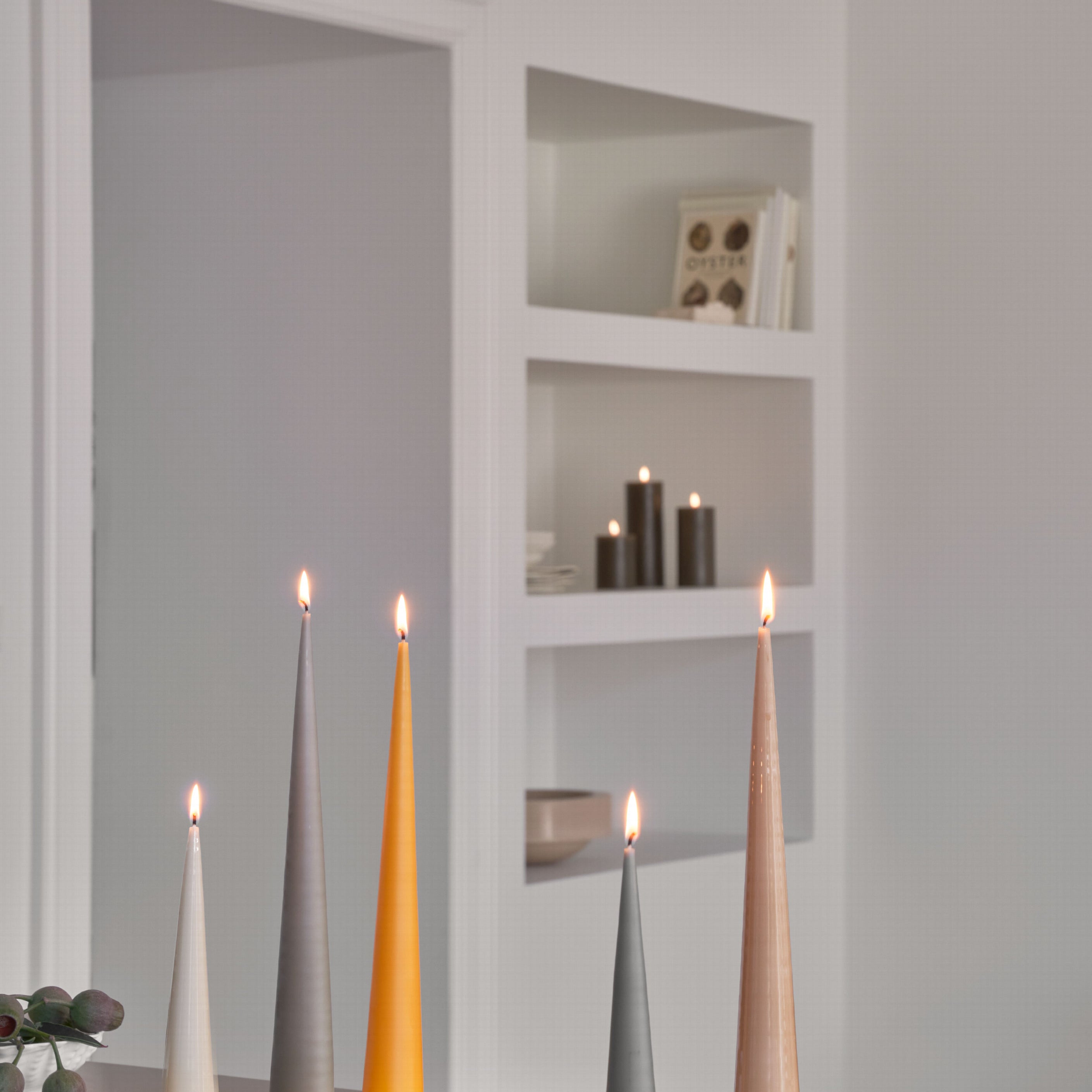 Bougies et bougeoirs - Bougies coniques | Mat | L 37 cm - Ester & Erik