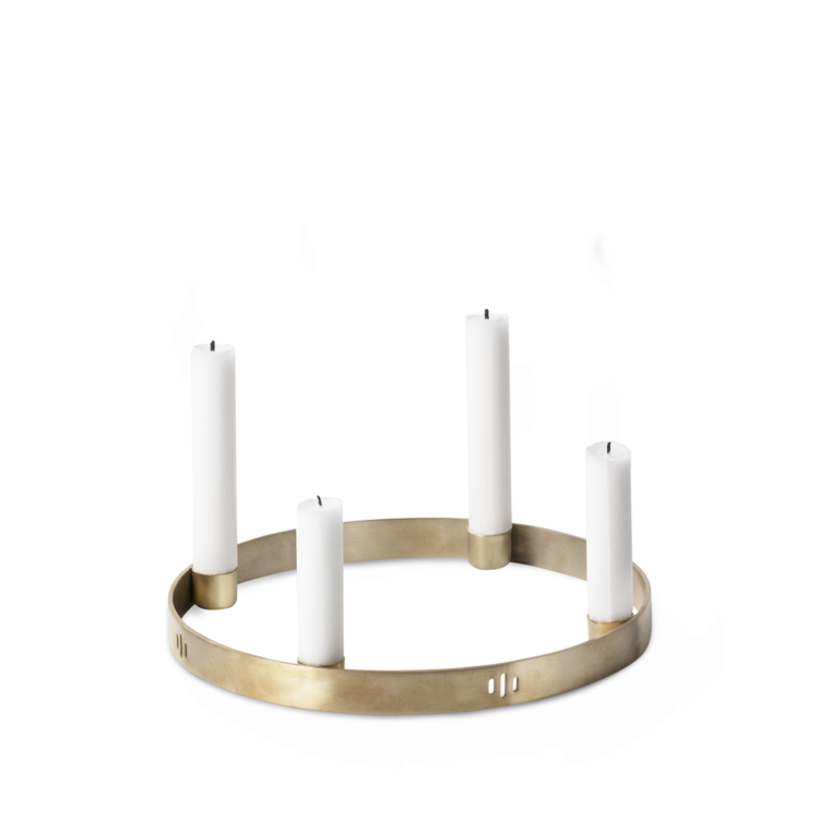 Bougies et bougeoirs - Chandelier | Circle Small - Ferm Living