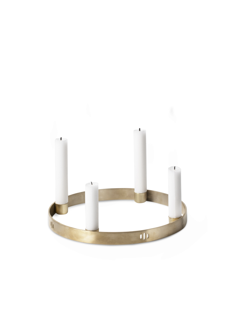 Bougies et bougeoirs - Chandelier | Circle Small - Ferm Living