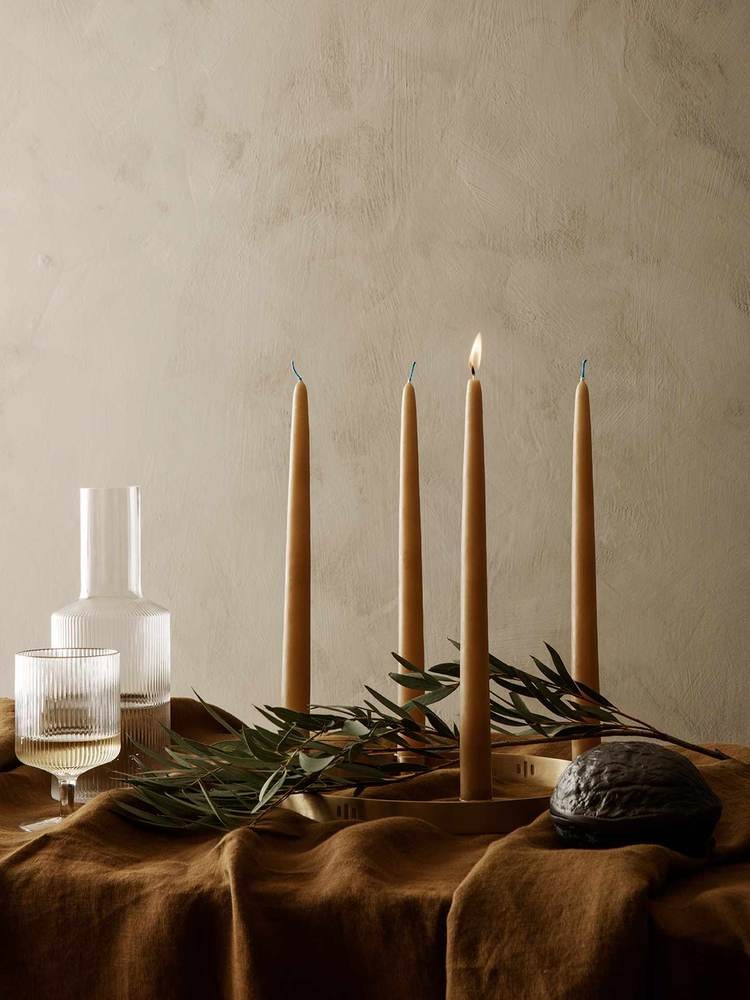 Bougies et bougeoirs - Chandelier | Circle Small - Ferm Living