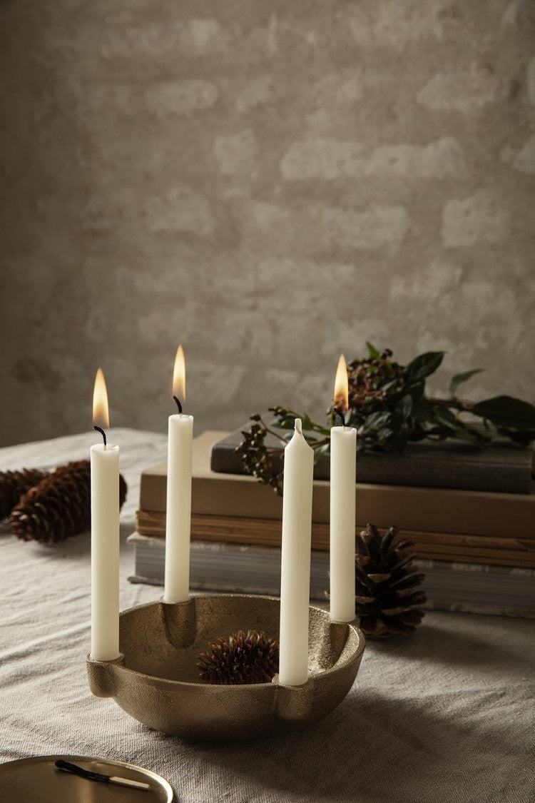 Bougies et bougeoirs - Chandelier en laiton Bowl - Ferm Living