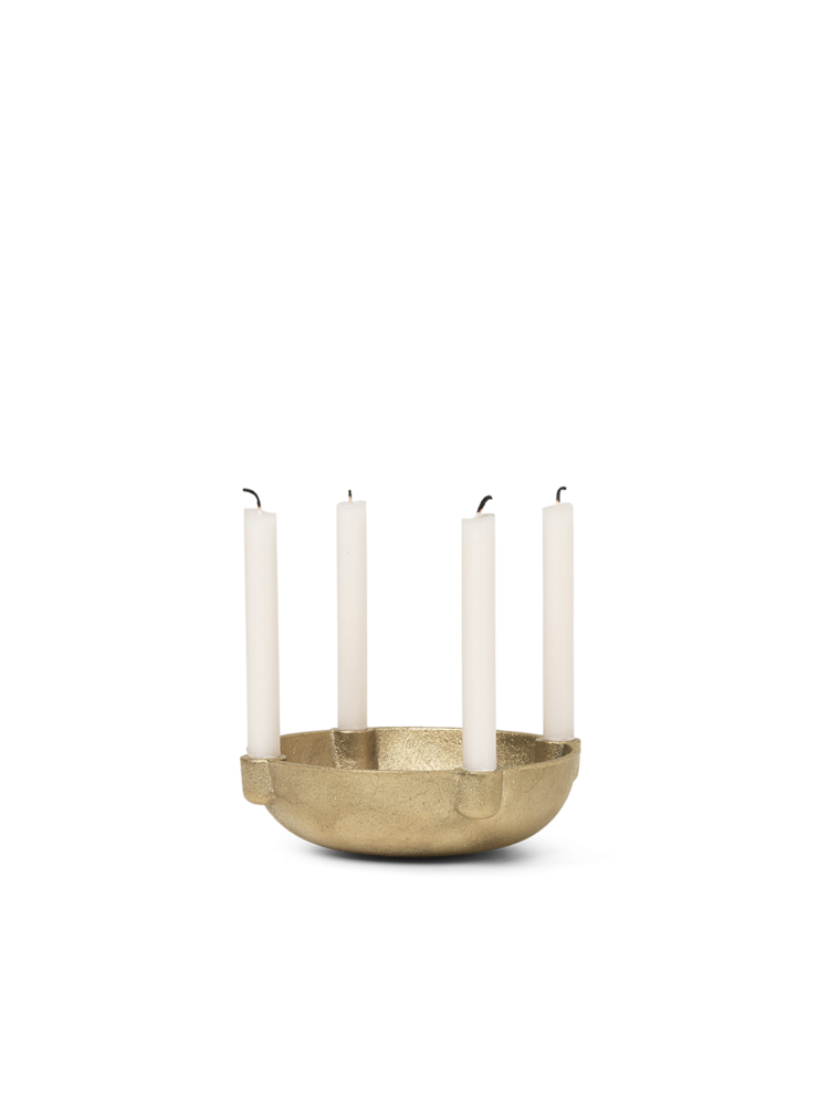Bougies et bougeoirs - Chandelier en laiton Bowl - Ferm Living