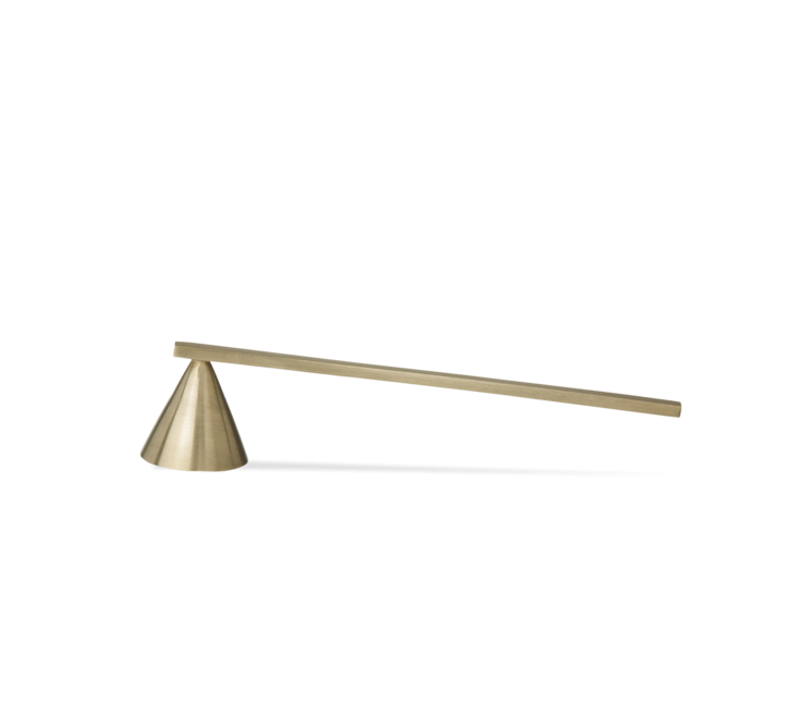 Bougies et bougeoirs - Éteignoir à bougie en laiton Brass - Ferm Living